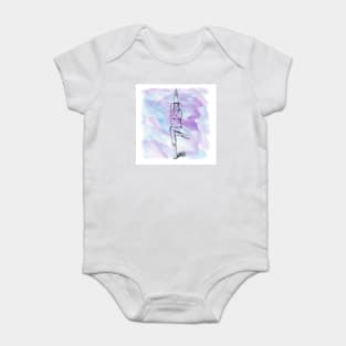 Yoga Pose Image Baby Bodysuit